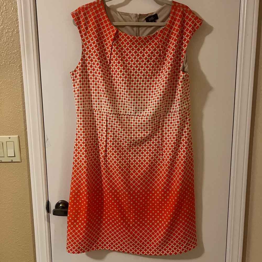 Orange Polka Dot Dress
